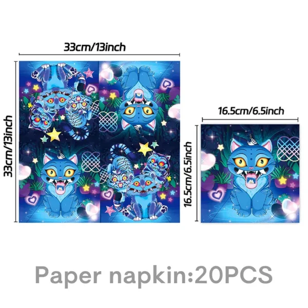 Kpop Demon Hunters Birthday Decoration Set
