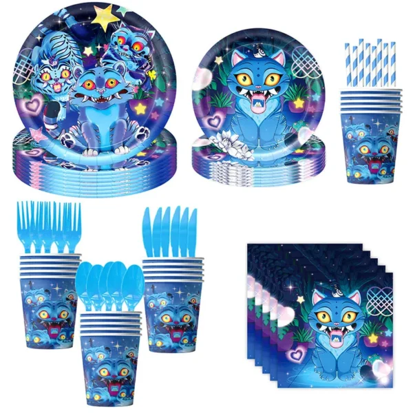Kpop Demon Hunters Birthday Decoration Set