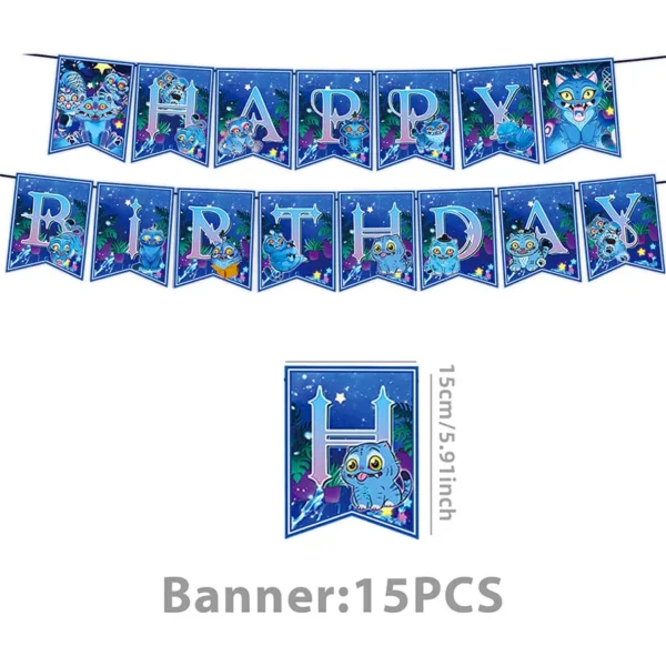 Kpop Demon Hunters Birthday Decoration Set